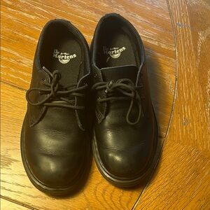 Dr. Martens Black Leather Oxford Shoes